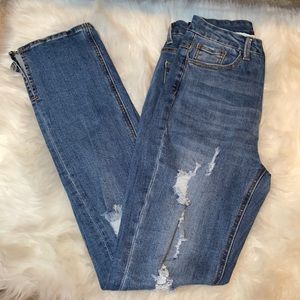 Fashion Nova Killing Em Kindly High Rise Jeans w/ split